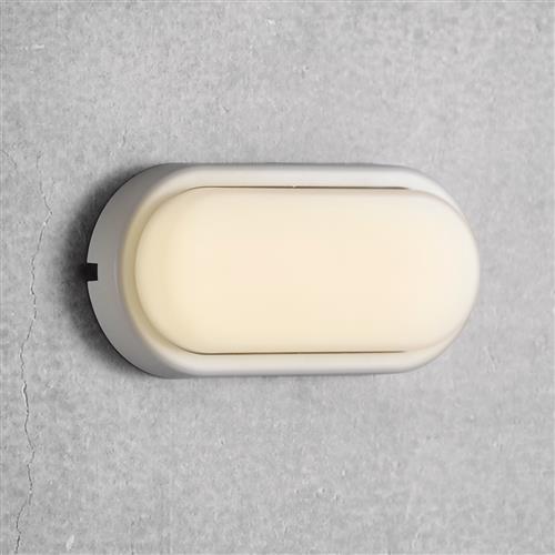 Cuba Oval White IP54 LED Wall Or Ceiling Light 2019181001