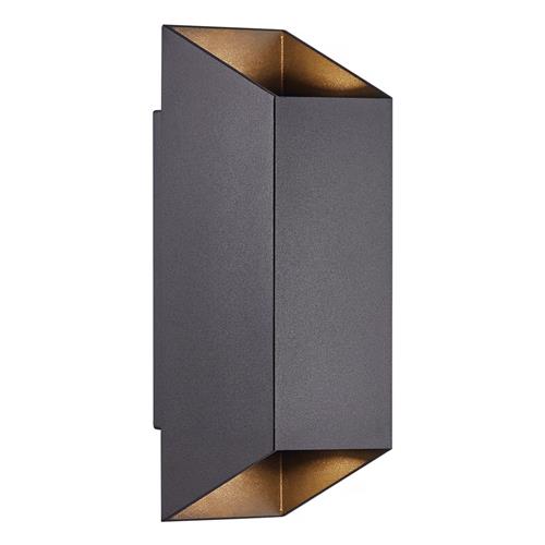 Nico Square 22 Black IP54 Outdoor Wall Light 2218221003