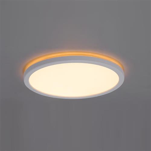 Oja 24 Warm White LED Dedicated White Ceiling light 47246001