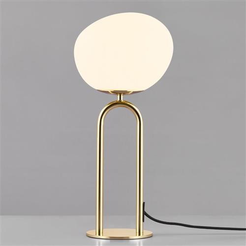 Shapes Table Lamp Design For The People Brass And White 2120055035