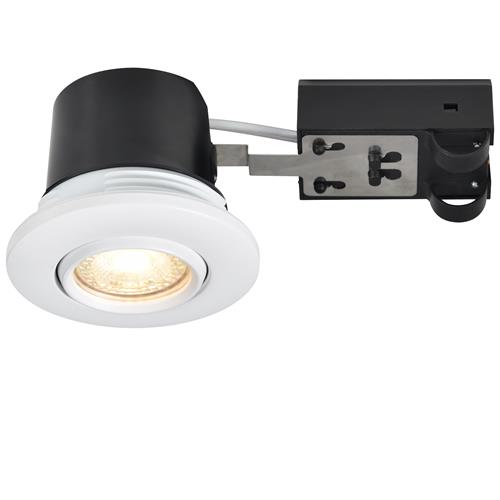 Umberto IP44 Tilt Recessed Downlights | The Lighting Superstore