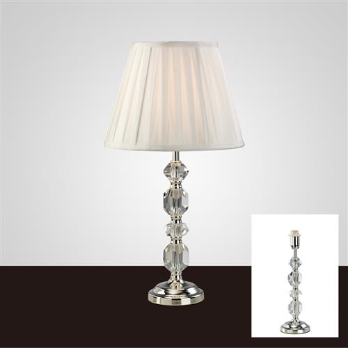 Covina Crystal Table Lamp Silver Finish DY197201