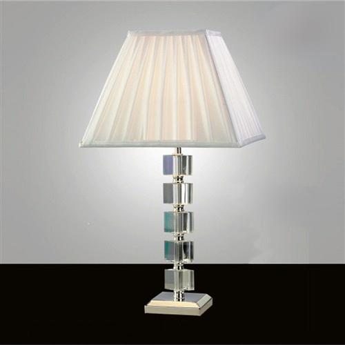 crystal square table lamp