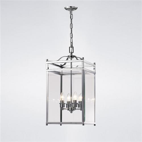 chrome ceiling lantern