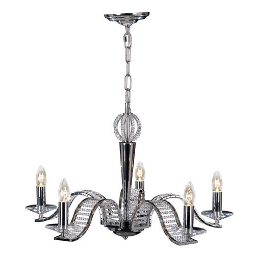 Niobe Crystal Pendant Ceiling Five Light The Lighting Superstore