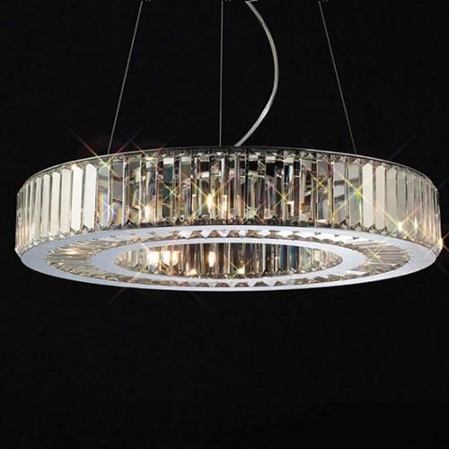 Torre Chrome And Crystal Pendant IL30079