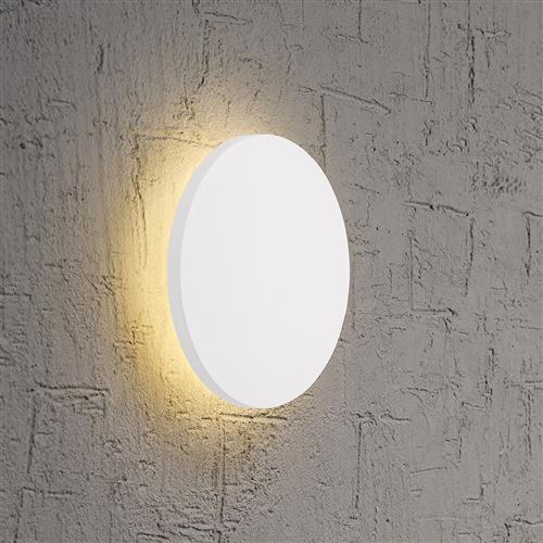 Bora Bora Small Round White 3000K LED Wall Light MC0101