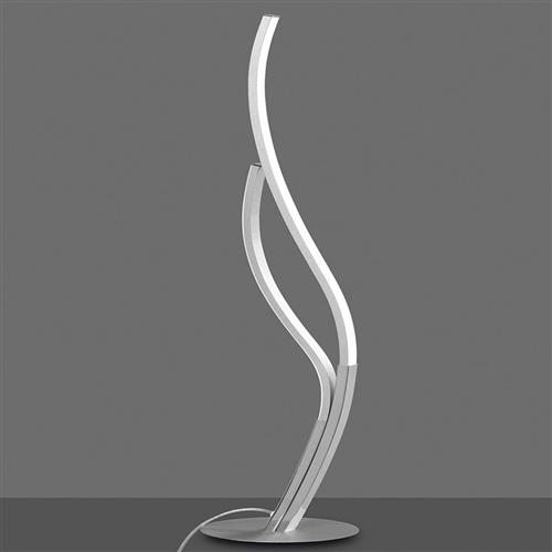 Corinto LED Touch Dimmable Silver/Chrome Table Lamp M6110