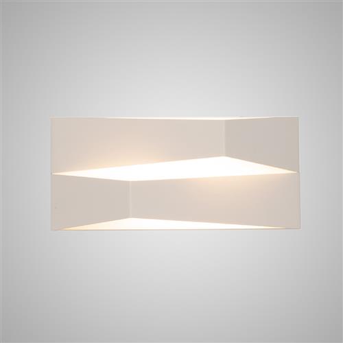 Fuji Small White 3000K LED Wall Light M8156