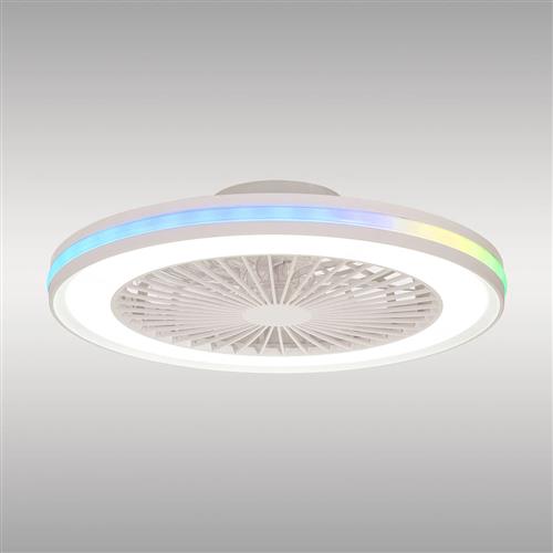 Gamer Big LED White CCT And RGB Reversible Ceiling Fan M7861