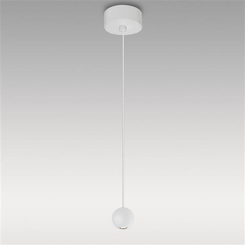 Gruissan Ball Matt White LED Ceiling Pendant M8468