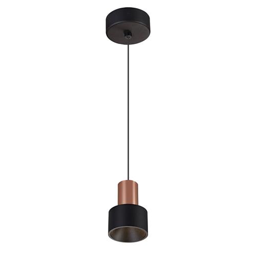 Gruissan Black And Satin Gold LED Ceiling Pendant M8467