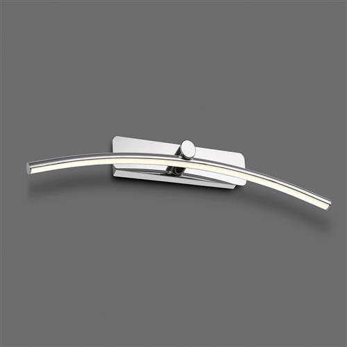 Jeri Small LED Sleek Polished Chrome 3000K Single Wall Light M6370