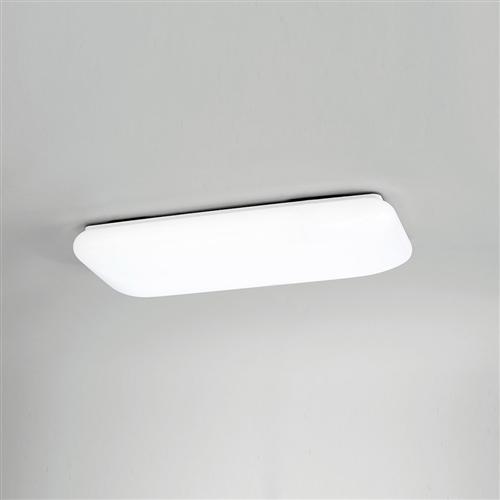 Contemporary Small Rectangle Flush Fitting Ceiling Light M4670