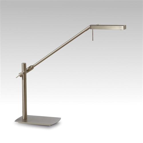 Phucket Satin Nickel Touch LED Table Lamp M4948