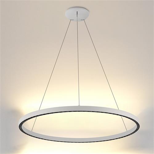 Riumar 920mm White LED Ring Ceiling Pendant M8675