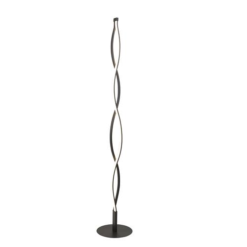 Sahara LED Dimmable Brown Oxide Floor Lamp M5401