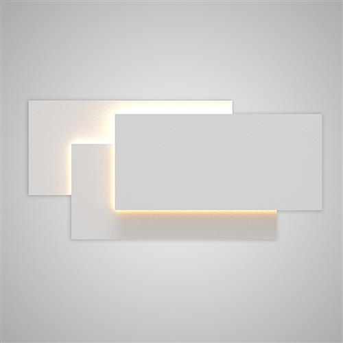 Tahiti XL White 12w LED Wall Light M8089