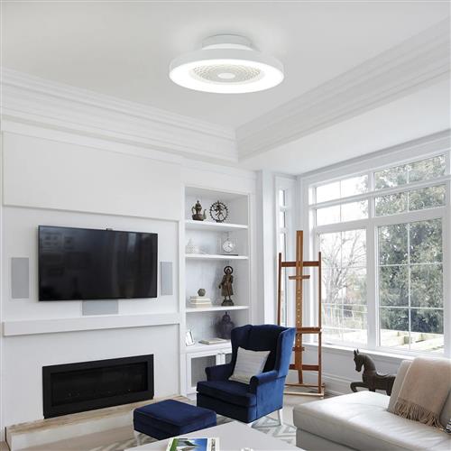 Tibet LED White CCT Dimmable Ceiling Fan Light M7123