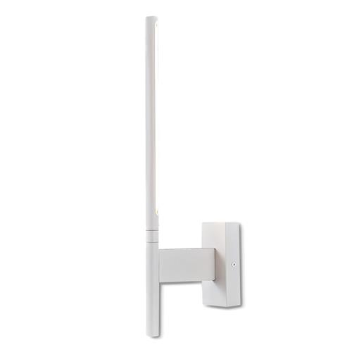 Torch Matt White Single LED Wall Light M6700