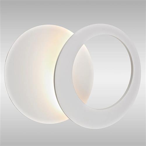 Toronto Large Matt White LED Wall Light M8463