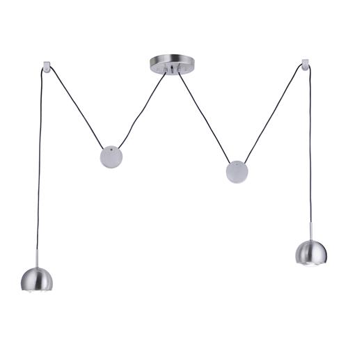 Q Adam Led Double Rise And Fall Pendant 8393 55 The Lighting