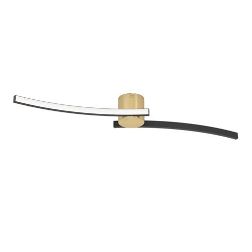 Aieta Black LED Flush Ceiling Fitting 901216