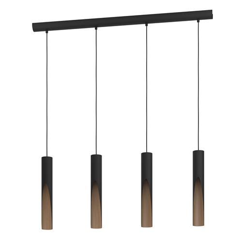 Barbotto Black And Brown LED Bar Pendant 901733