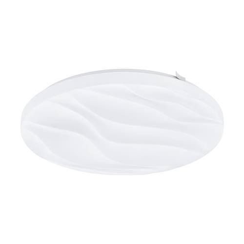 Benariba LED Small Round White Wave Flush Ceiling Fitting 99343