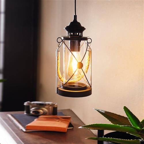 Bradford Black Ceiling Pendant 49213