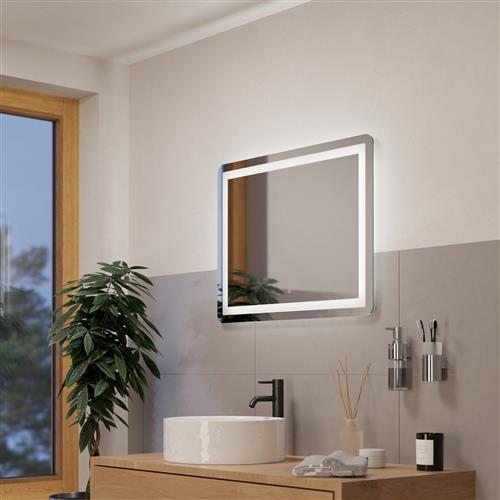 Buenavista 1 Silver Large LED IP44 Bathroom Mirror Light 99839