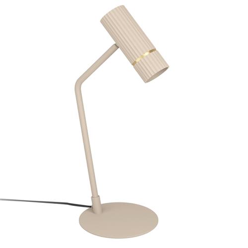 Caminia Brushed Brass And Sandy LED Table Lamp 901154