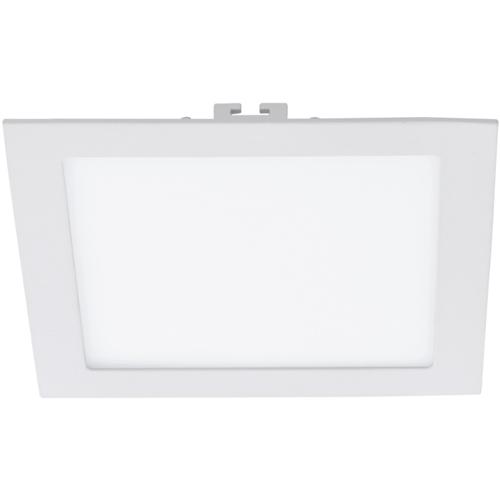 Fueva 1 Led Recessed Square 225mm Recess Spot 94069