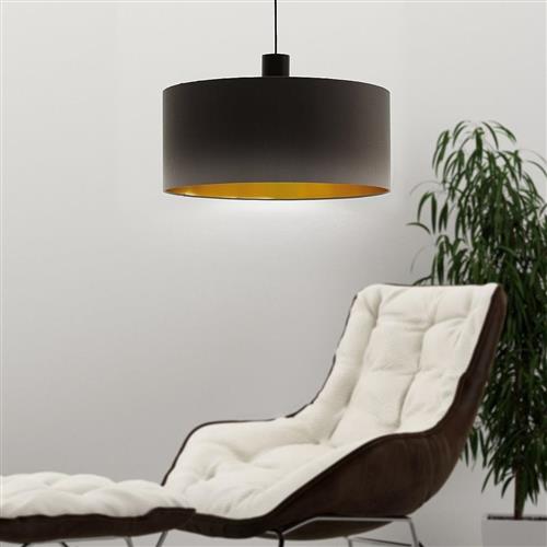 Concessa 1 Large Dark Brown Pendant Light 97683