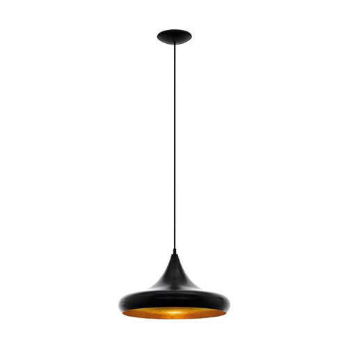 Coretto 4 Black And Gold Pendant Light 97739 The Lighting Superstore