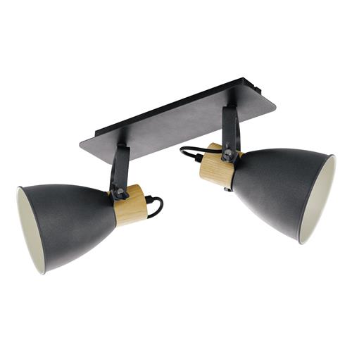 Coswarth Anthracite And Cream Double Spotlight 901175