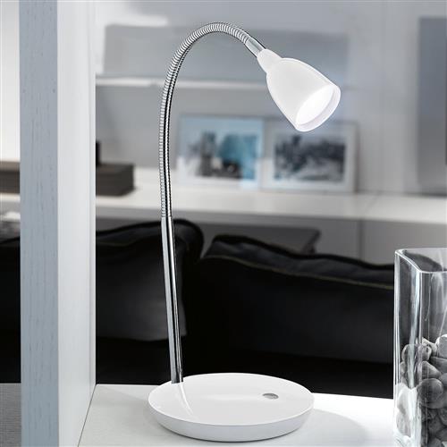 Durengo LED White Flexible Table Lamp 93078