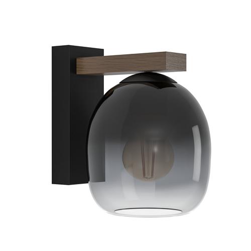 Filago Brown And Black To Grey Transparent Wall Light 900826