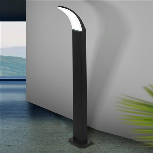 Flumicino IP44 LED Black Outdoor Post Light 98152