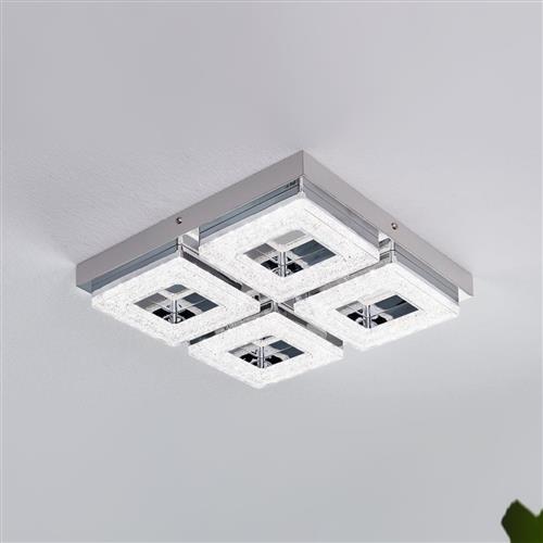 Fradelo LED Chrome Four Light Wall or Ceiling Fitting 95657