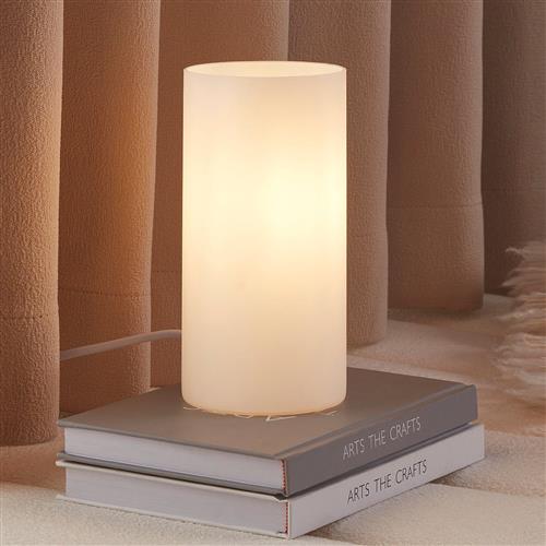 Geo Small White And Opal Glass Table Lamp 81827