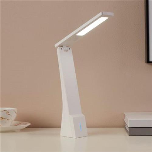 La Seca White Battery Operated LED Table Lamp 97044