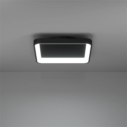 Loretello Black LED Square Flush Ceiling Fitting 901252