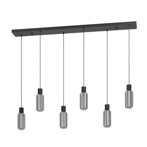 Majone Black And Grey 6 Light Bar Pendant 901006