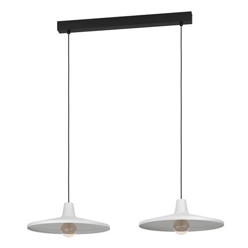 Miniere Black And Grey Double Ceiling Pendant 900834 | The Lighting ...