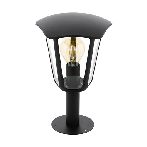 Monreale IP44 Black Outdoor Pedestal Lamp 98122 The Lighting Superstore