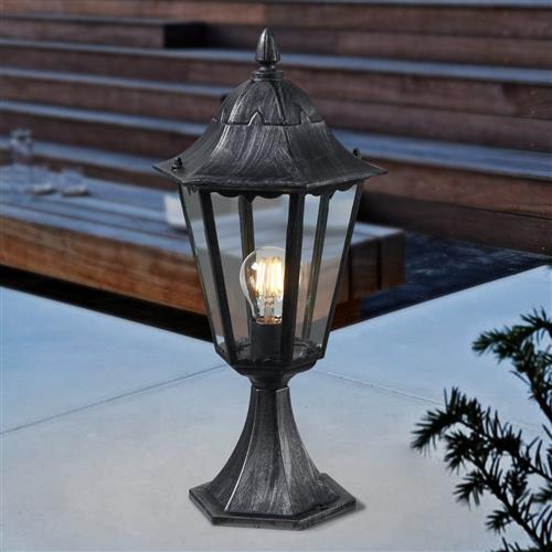 Navedo IP44 Black Post Light 93462