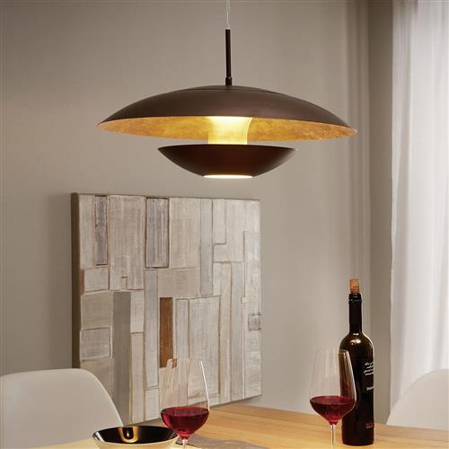 Nuvano Brown Hanging Ceiling Pendant 95755