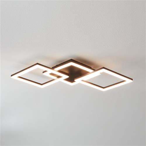 Paranday-Z LED Three Square Black And White Ceiling Light 900317