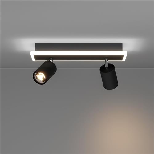 Rimbocchi 1 Black LED Double Spotlight 901635